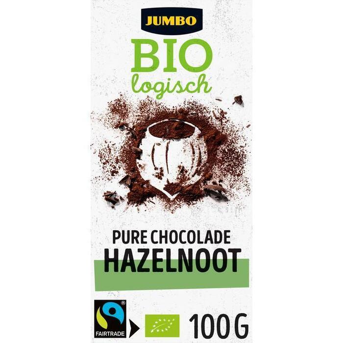 Jumbo Pure Chocolade Hazelnoot Biologisch 100 g (100g)