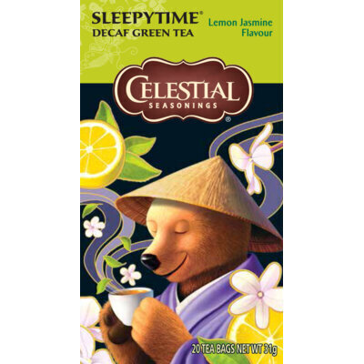 Celestial Seasonings Sleepytime Lemon Jasmine Flavour Decaf Green Tea 20 Stuks 31g (31g)