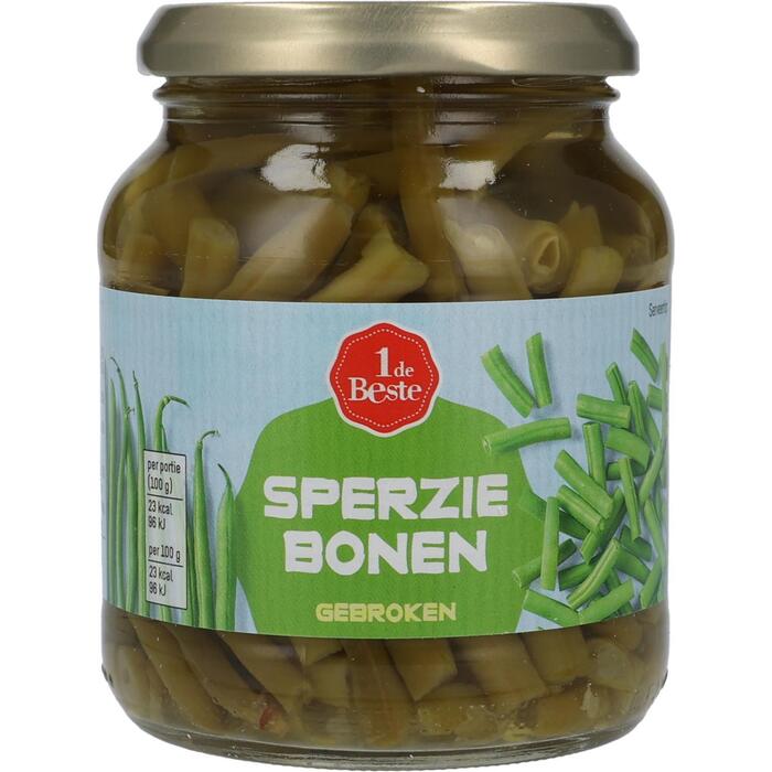 1 de Beste Sperziebonen gebroken (340g)