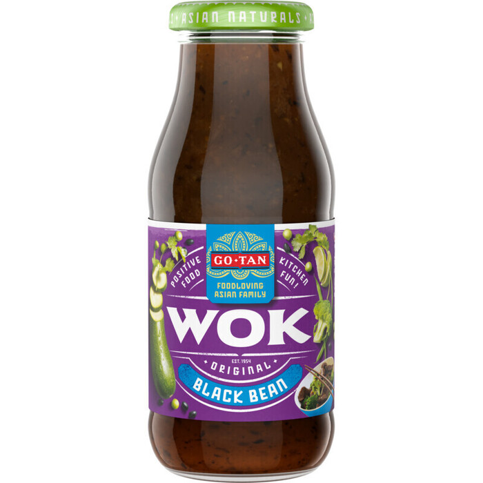 Go-Tan Original Wok All Natural Black Bean (240ml)