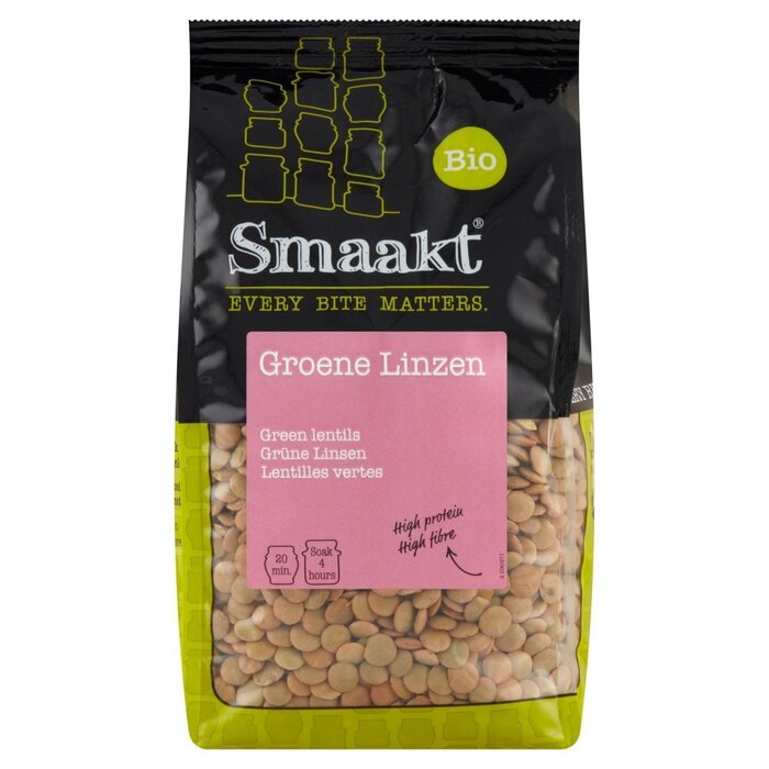 Smaakt Groene linzen (Zak, 400g)