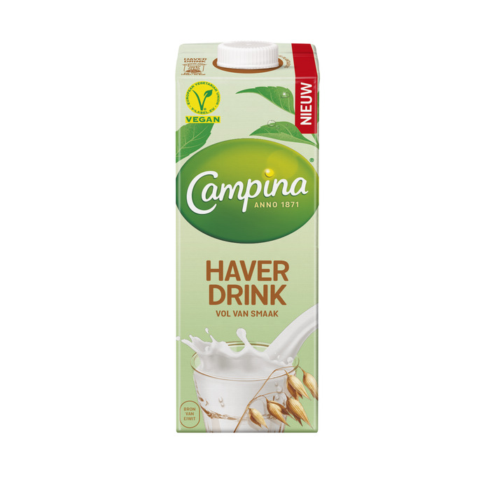 Campina Plantaardige Hanlfvolle Haver 1 L Pak (1L)