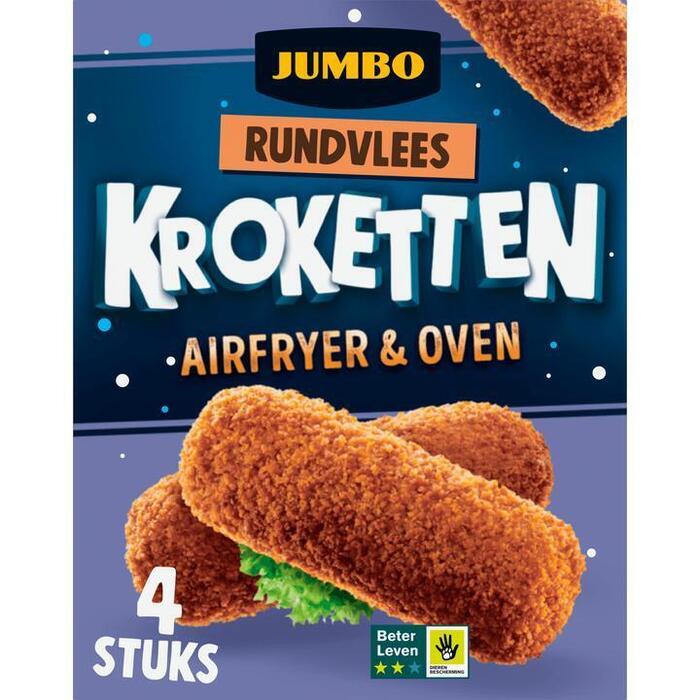 Jumbo Rundvleeskroketten Airfryer & Oven 4 Stuks (280g)