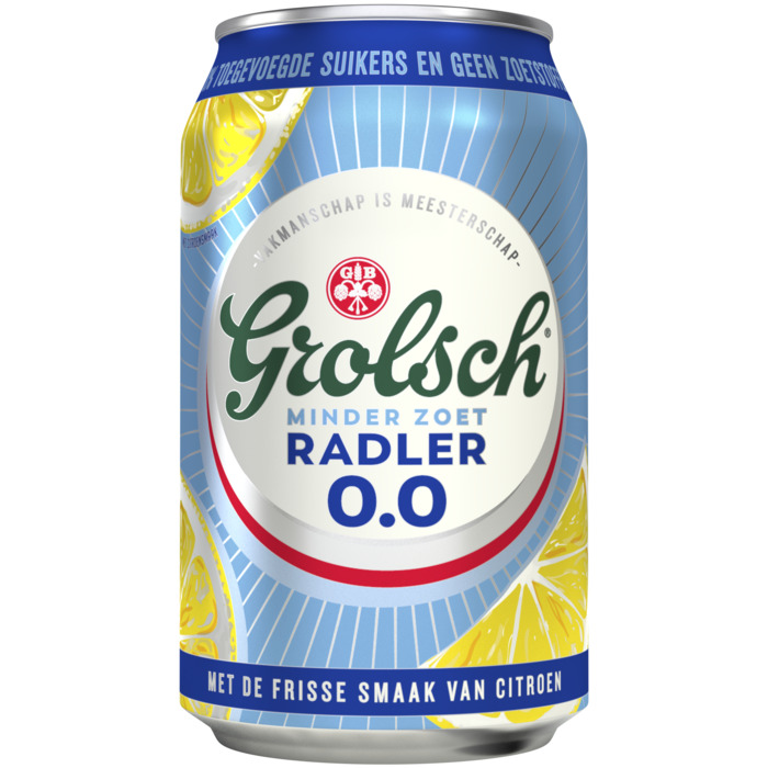 Grolsch Radler citroen 0% minder zoet 6-pack (33cl)