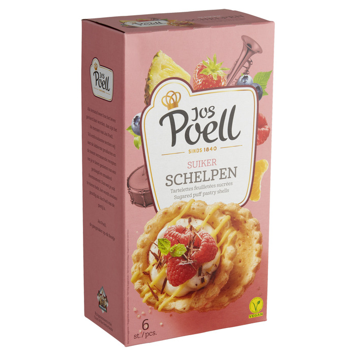 Suikerschelpen (6 × 16.7g)