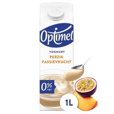 Perzik Maracuja yoghurt 0% vet (Pak, 1L)