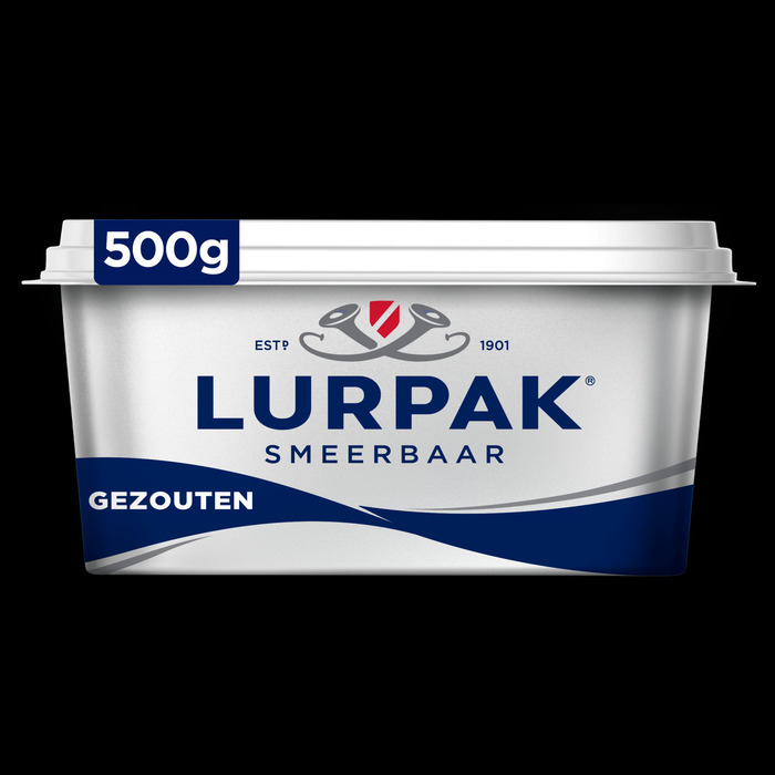 Lurpak smeerbare boter gezouten 500 g kuipje (500g)