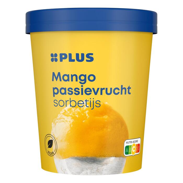 Sorbetijs mango-passievrucht (Kuipje, 0.5L)