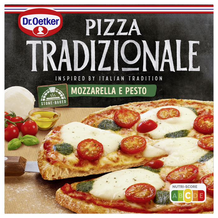 Dr. Oetker Tradizionale pizza mozzarella e pesto 385 g (385g)