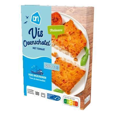 AH Vis ovenschotel met tomaat (400g)