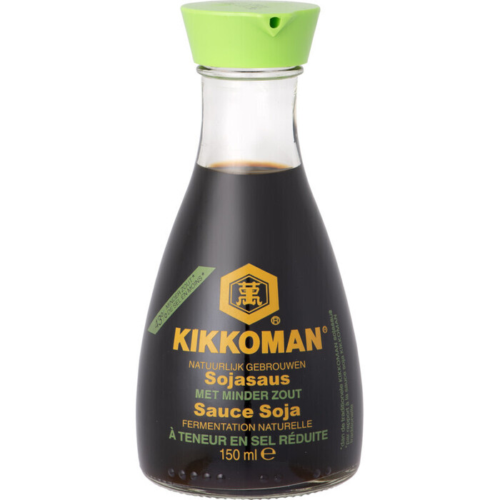 Kikkoman Sojasaus met Minder Zout 150ml (150ml)