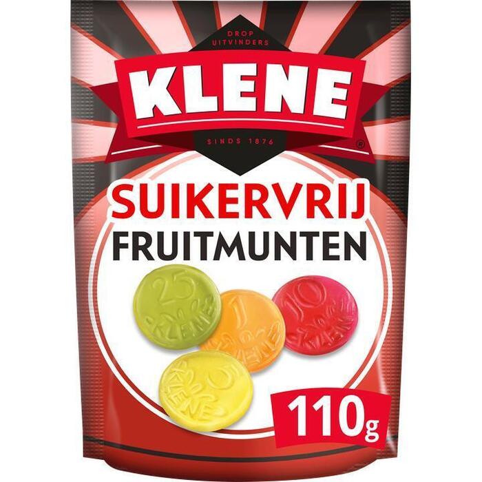 Klene Suikervrij Fruitmunten 110 g (110g)
