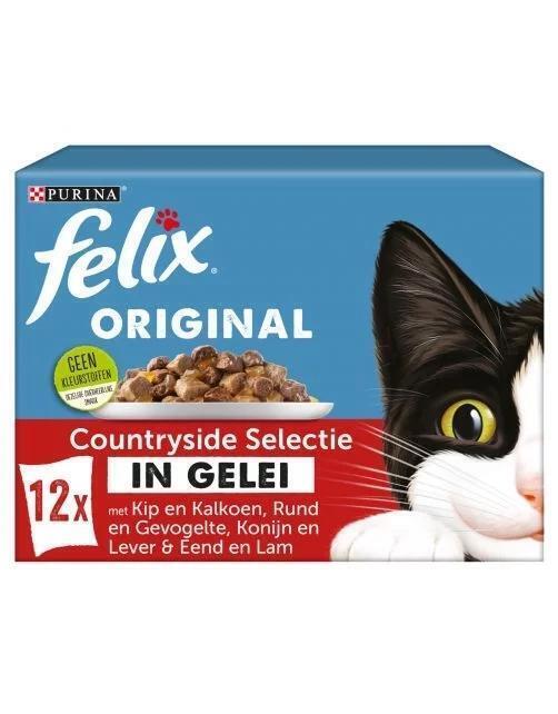 FELIX Original Countryside Selectie in Gelei 12x85g (12 × 85g)