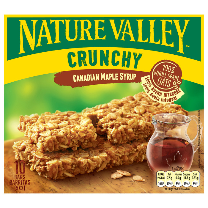 Nature Valley Crunchy Canadian maple syrup (5 × 42g)
