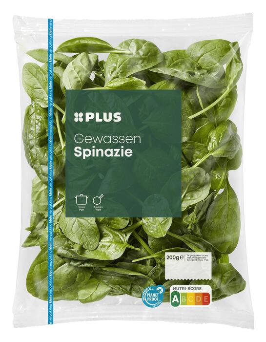 PLUS Spinazie (Zak, 200g)