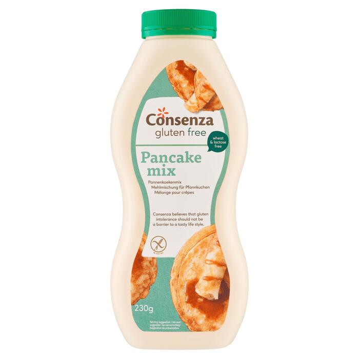 Consenza Pannenkoekenmix shaker (Fles, 230g)