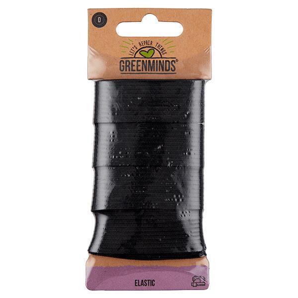 Greenminds Elastiek zwart 20mm 2,4meter