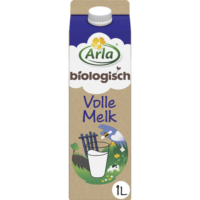 Biologische volle melk (Pak, 1L)