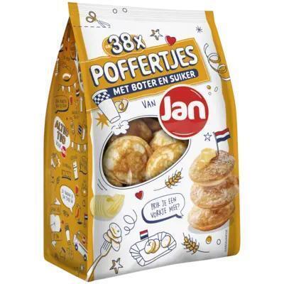 Poffertjes met boter en suiker 38 stuks (335g)