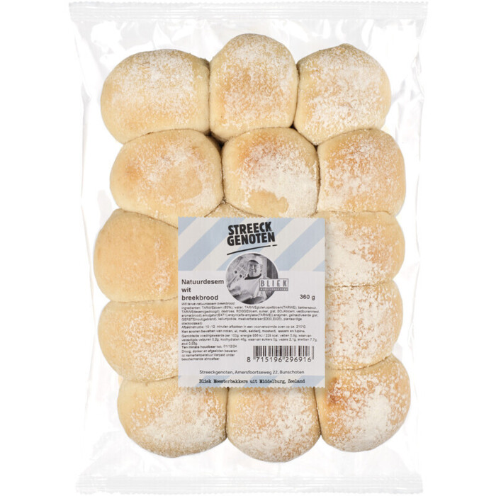 Streeckgenoten Breekbrood rustiek wit (390g)