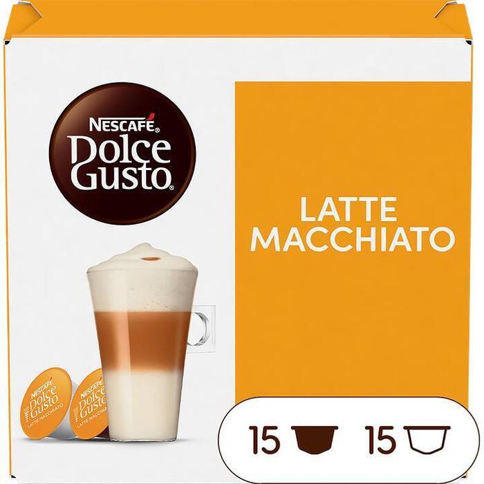 NESCAFE DOLCE GUSTO Gemalen Koffie Latte Macchiato 343.5 Gram 30 Capsules Doos (doos, 344g)