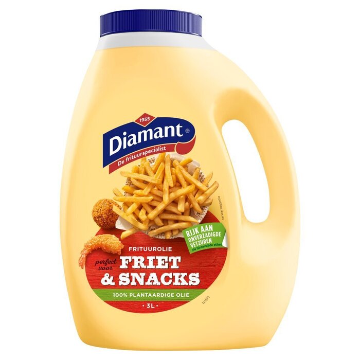 Diamant Friet & snacks frituurolie (Fles, 3L)