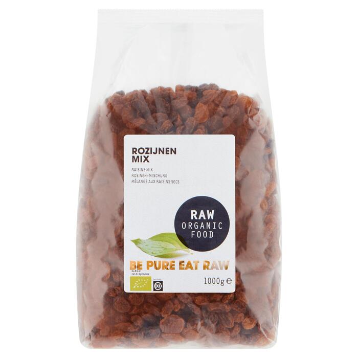 Raw Organic Food Rozijnenmix 1000 g (Zak, 1kg)