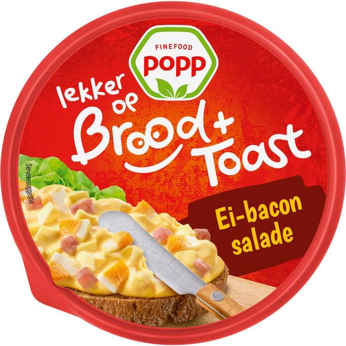 Brood & toast ei-bacon salade (150g)