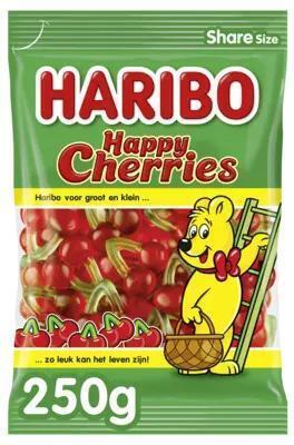Haribo Happy cherries (Zak, 250g)