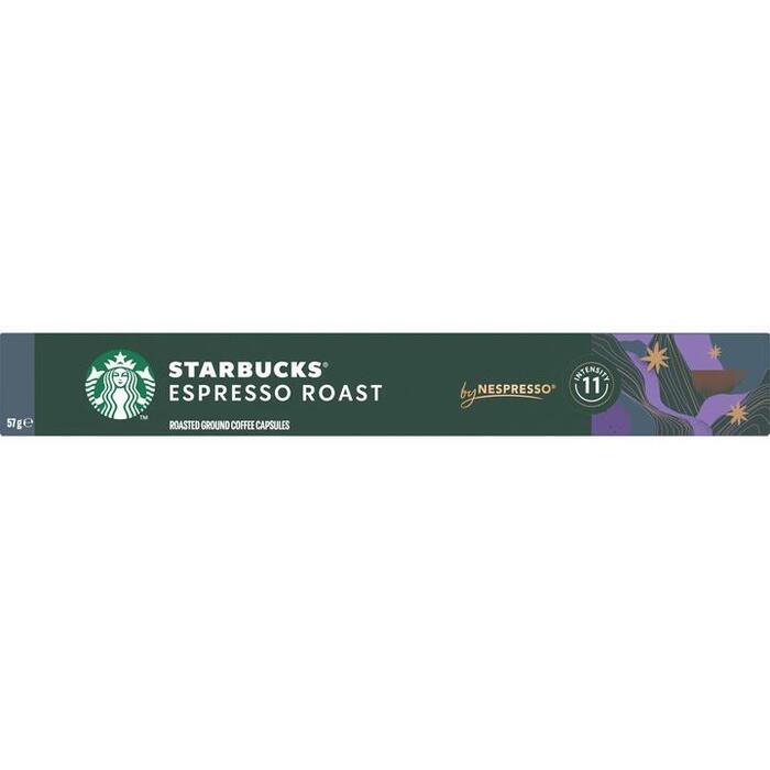 Starbucks® Espresso Roast by Nespresso® Dark Roast 10 Capsules (57g)