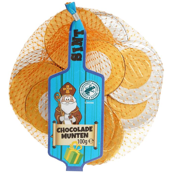 ABS Sweets Melkchocolade Munten 100GR (Net, 100g)