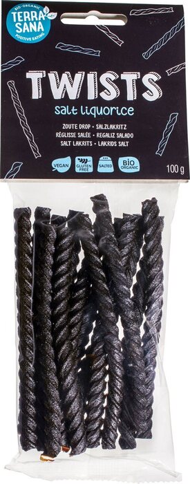 Zoute Dropkabels twists (100g)