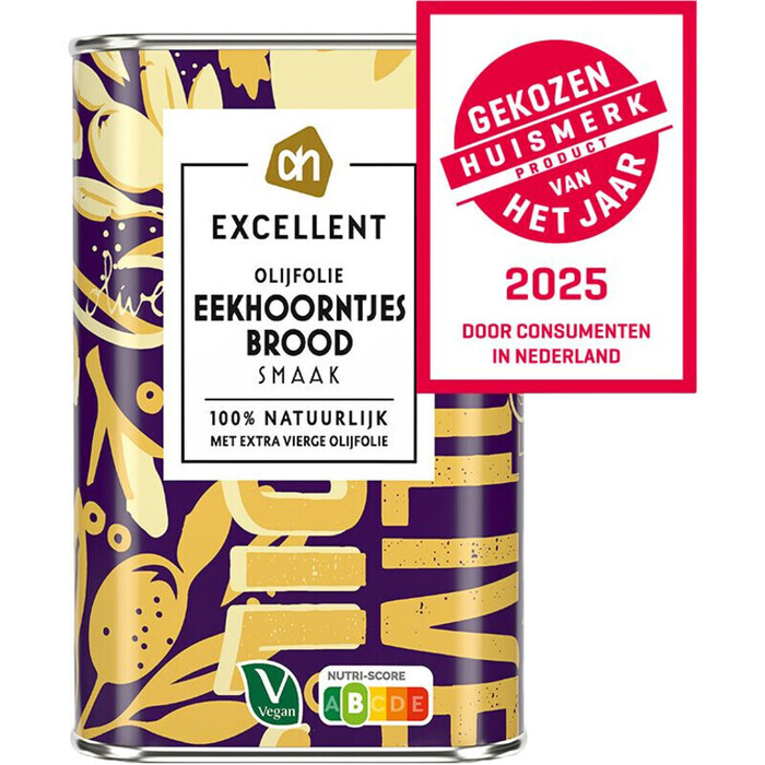 AH Excellent Olijfolie eekhoorntjesbrood smaak (250ml)