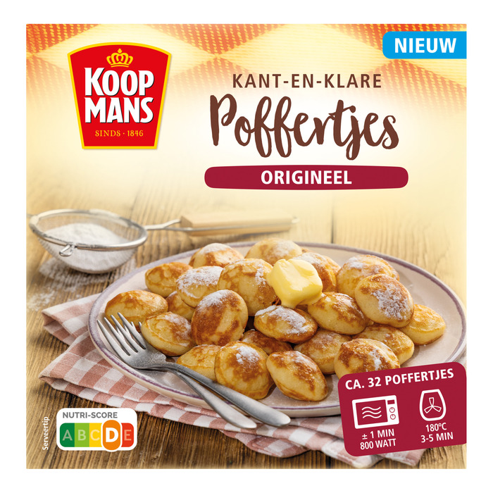 Koopmans Poffertjes Origineel Vriesvers 272g (32 × 8.5g)