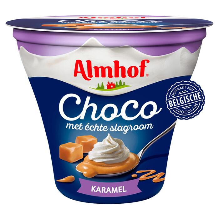 Almhof Choco met slagroom karamel (180g)
