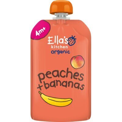 Ella's Kitchen Peaches + Bananas from 4 Months 120 g (120g)