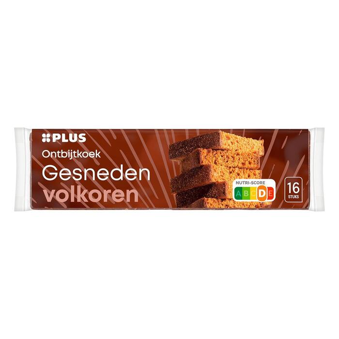 PLUS Ontbijtkoek Volkoren gesneden