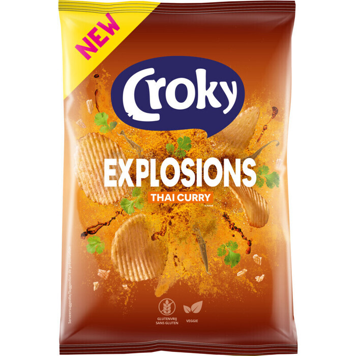Croky Explosions Thai Curry Flavour 150 g (150g)