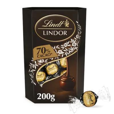 Lindt Lindor cornet 70% (200g)