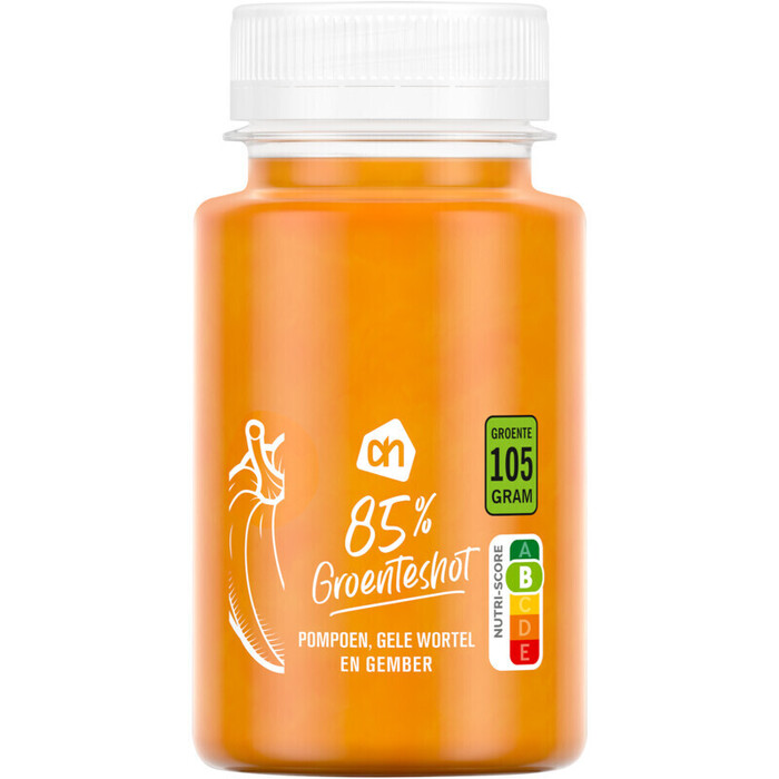 AH 85% Groenteshot Pompoen (125ml)