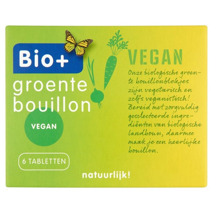 Bio+ Groente bouillonblokjes (60g)