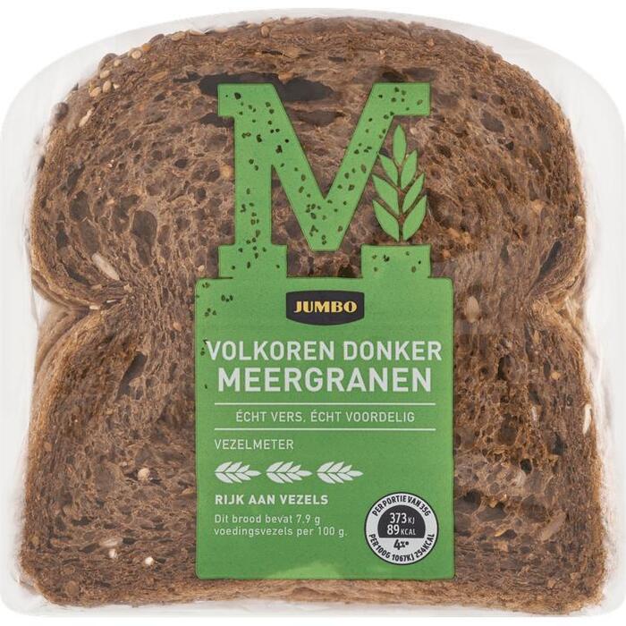 Jumbo - Volkoren Donker Meergranen Brood - Half
