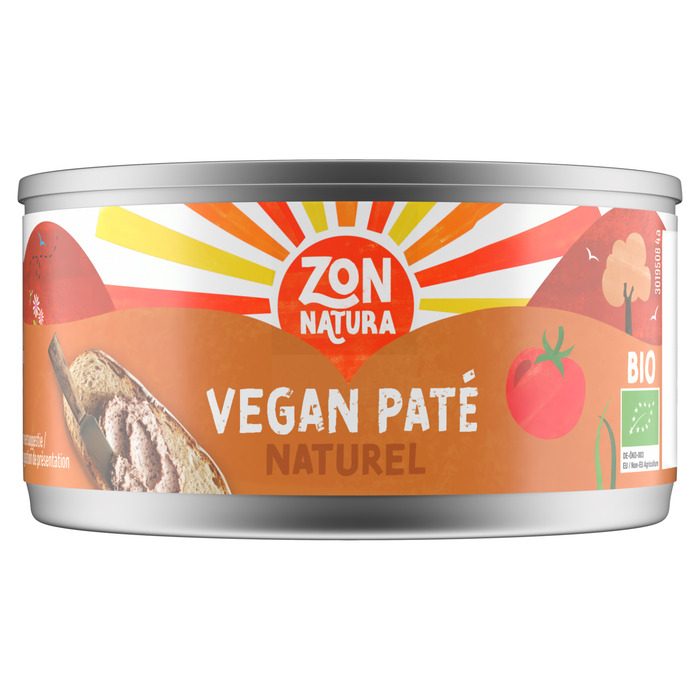 Zonnatura Vegetarische paté naturel (125g)