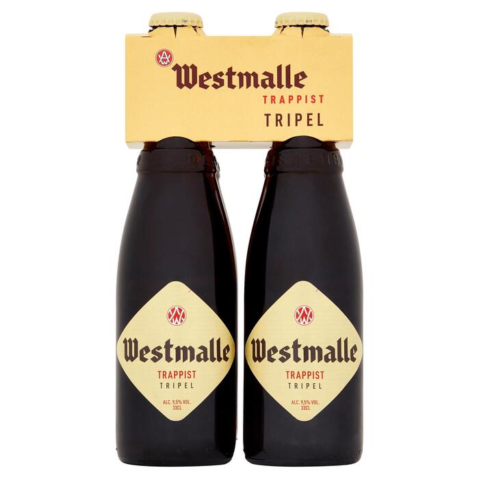 Westmalle Trappist Tripel Flessen 4 x 33 cl (Set, 1.32L)