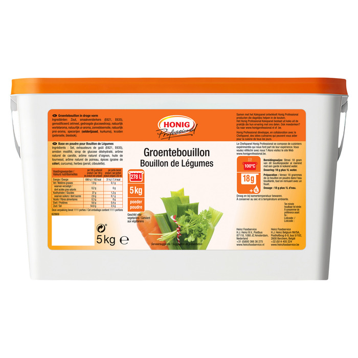 HONIG GROENTEBOUILLONPOEDER      PEM278L (5kg)