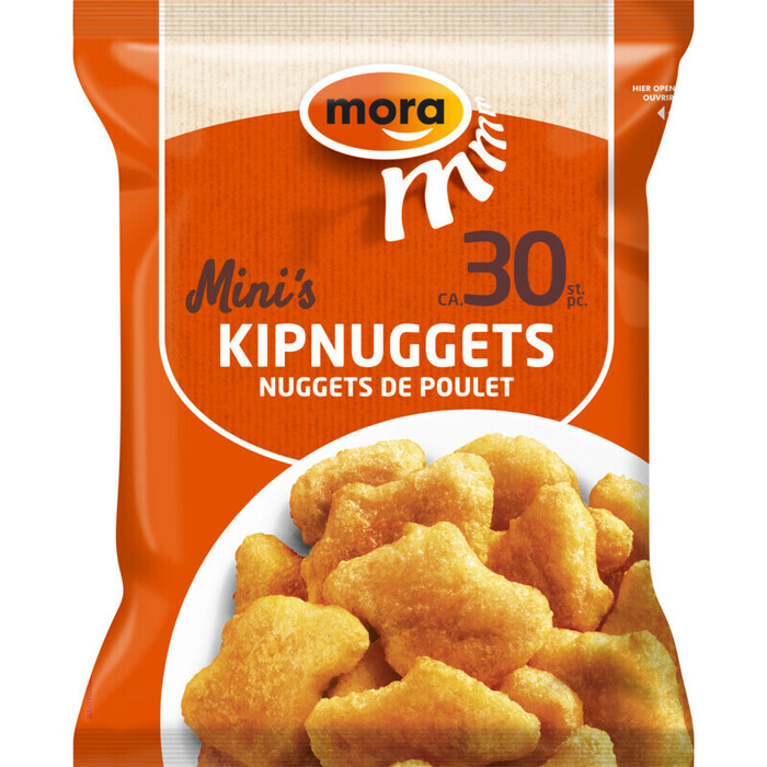 Kipnuggets ligzak 30 stuks (Zak, 550g)