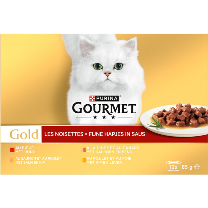 Gourmet Gold  fijne hapjes (12 × 85g)