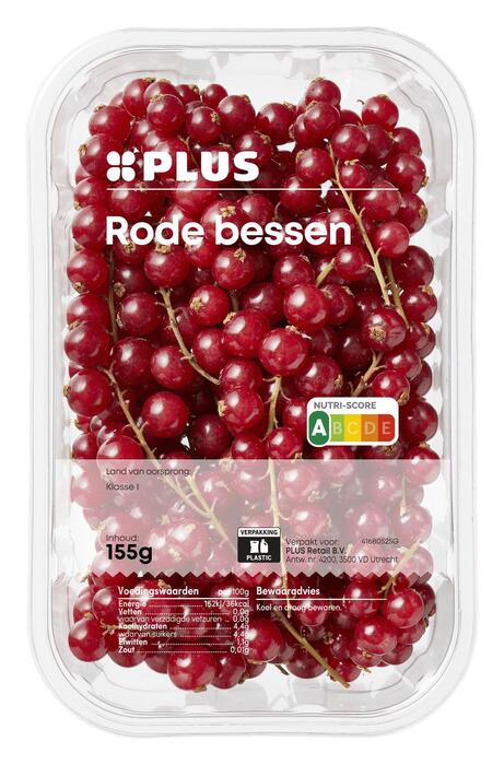 PLUS Rode bessen (Bakje, 150g)