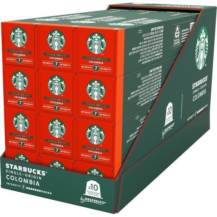 Doos Starbucks Nespresso colombia koffiecups