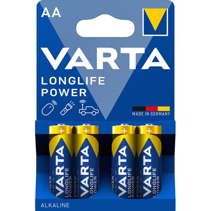 Varta Longlife Power AA alkaline batterij